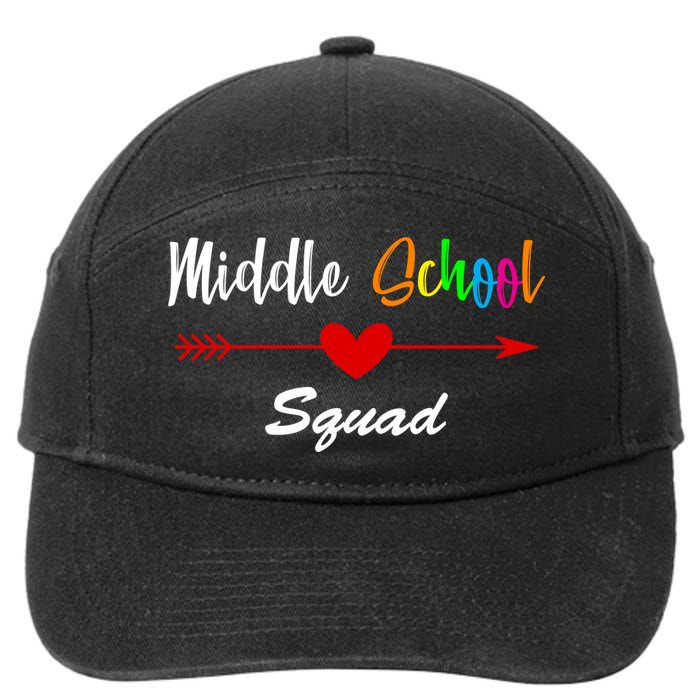 Middle School Squad 7-Panel Snapback Hat