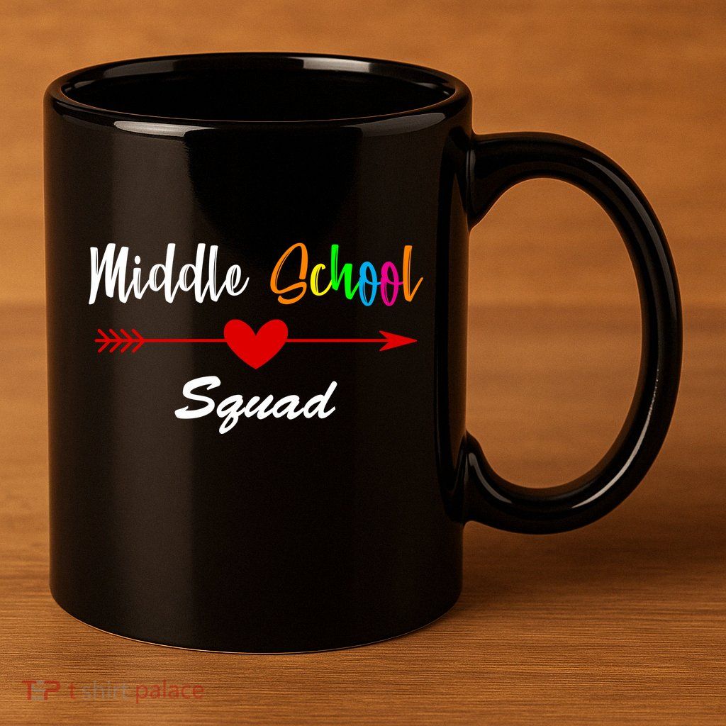 Middle School Squad 11oz C Handle Ceramic Mug