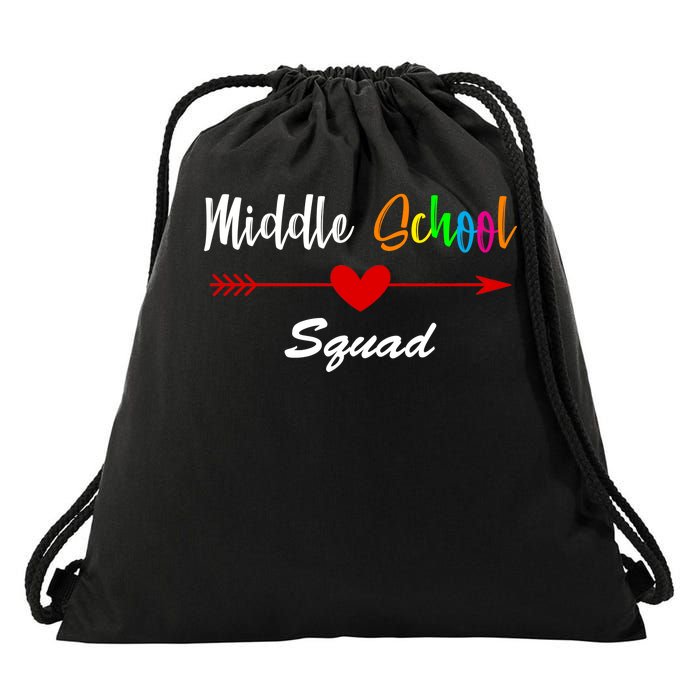 Middle School Squad Drawstring Bag