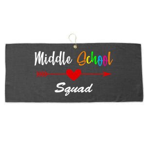 Middle School Squad Large Microfiber Waffle Golf Towel