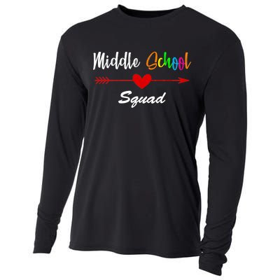 Middle School Squad Cooling Performance Long Sleeve Crew