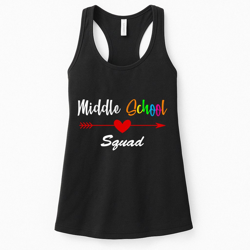Middle School Squad Womens Tank Top