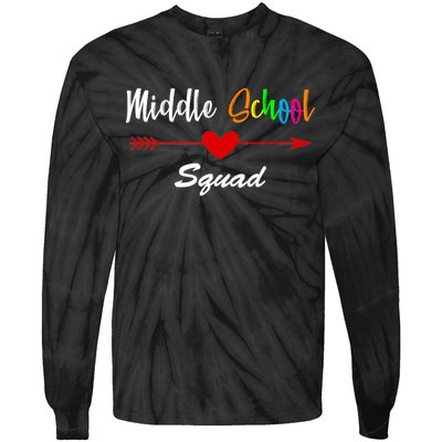 Middle School Squad Tie-Dye Long Sleeve Shirt