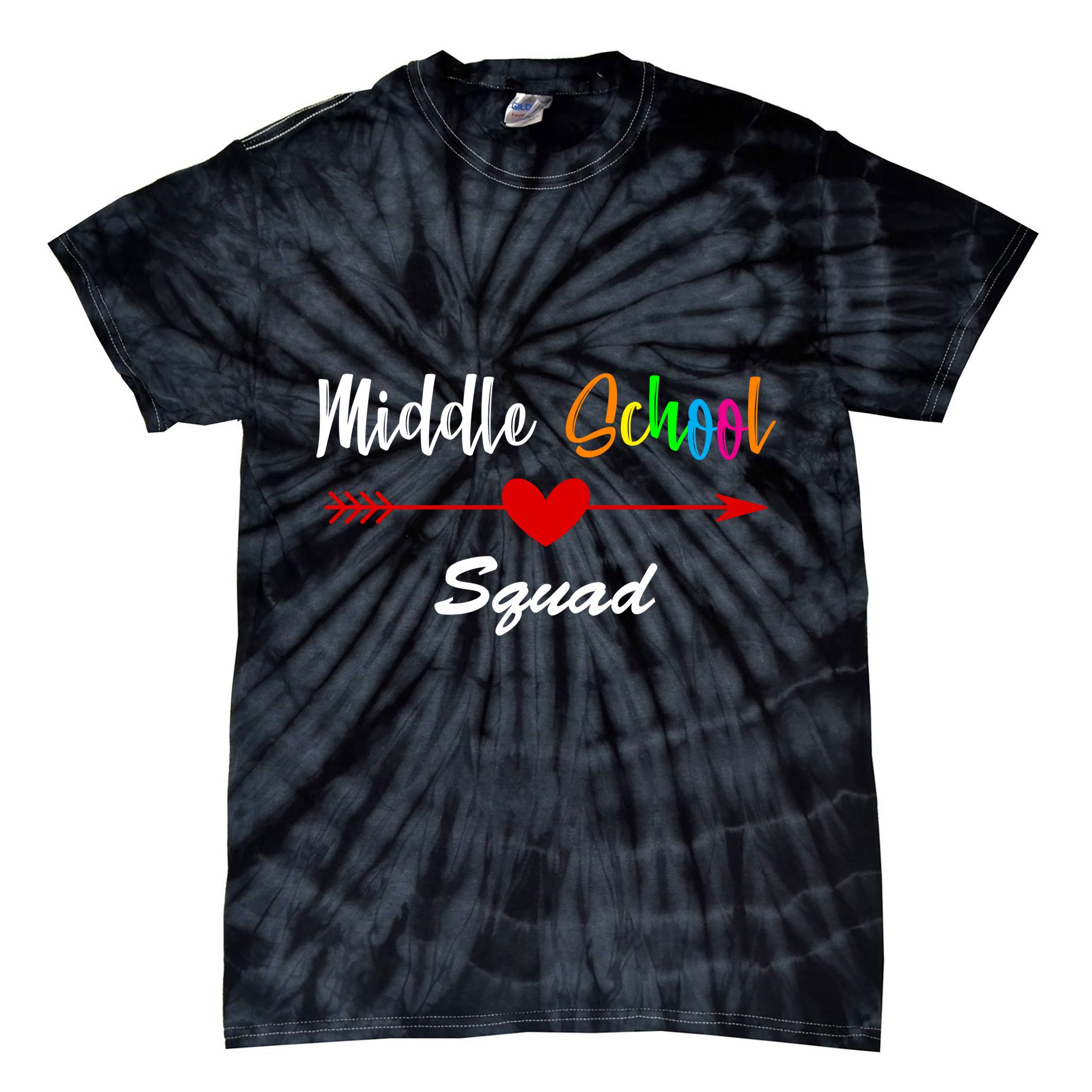 Middle School Squad Tie-Dye T-Shirt