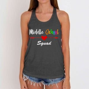 Middle School Squad Women's Knotted Racerback Tank