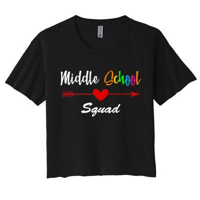 Middle School Squad Women's Crop Top Tee