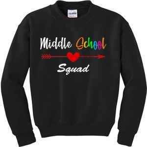 Middle School Squad Kids Sweatshirt