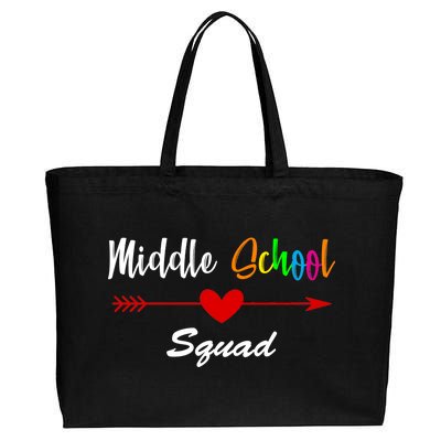 Middle School Squad Cotton Canvas Jumbo Tote