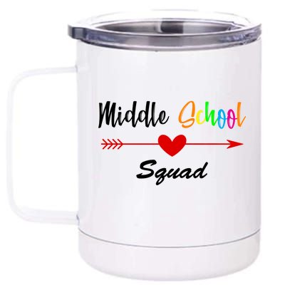 Middle School Squad 12 oz Stainless Steel Tumbler Cup