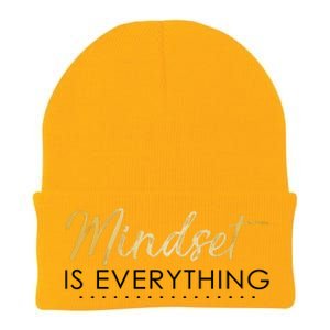 Mindset Is Everything Positive Quote Knit Cap Winter Beanie