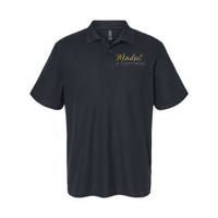 Mindset Is Everything Positive Quote Softstyle Adult Sport Polo