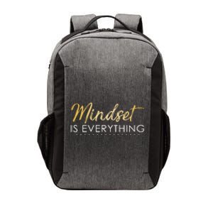 Mindset Is Everything Positive Quote Vector Backpack