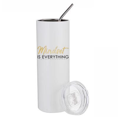 Mindset Is Everything Positive Quote Stainless Steel Tumbler