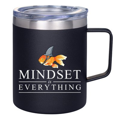 Mindest Is Everything Motivational Quote Inspiration 12oz Stainless Steel Coffee Mug