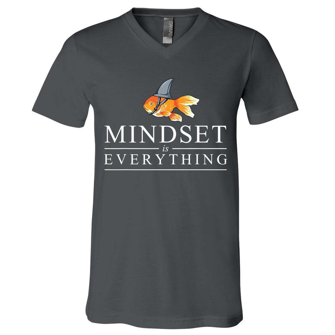 Mindest Is Everything Motivational Quote Inspiration V-Neck T-Shirt