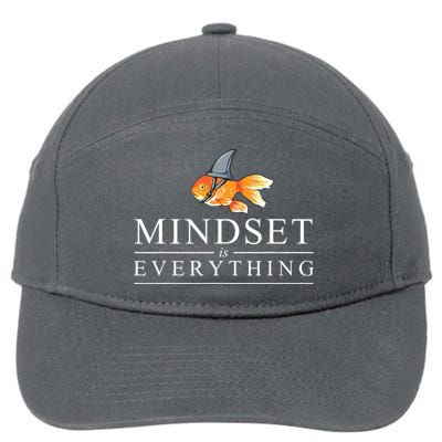 Mindest Is Everything Motivational Quote Inspiration 7-Panel Snapback Hat