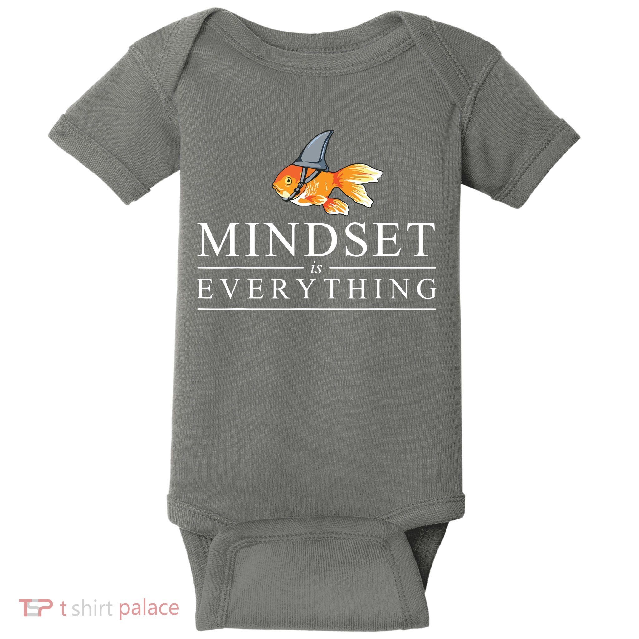 Mindest Is Everything Motivational Quote Inspiration Baby Bodysuit