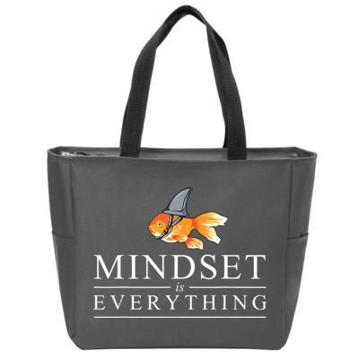 Mindest Is Everything Motivational Quote Inspiration Zip Tote Bag