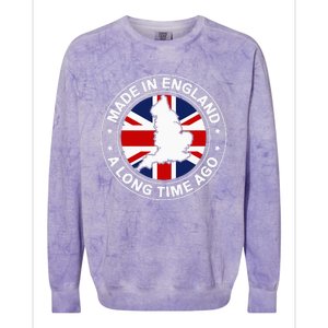 Made In England A Long Time Ago Uk Great Britain Colorblast Crewneck Sweatshirt