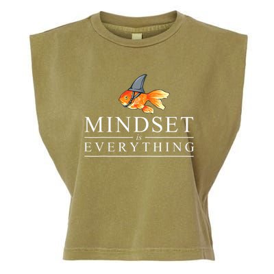 Mindest Is Everything Motivational Quote Inspiration Garment-Dyed Women's Muscle Tee