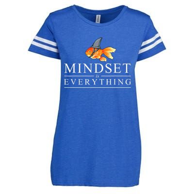 Mindest Is Everything Motivational Quote Inspiration Enza Ladies Jersey Football T-Shirt