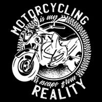 Motorcycling Is Escape From Reality Sustainable Bucket Hat