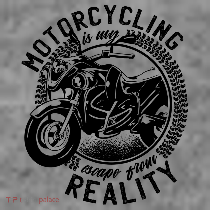 Motorcycling Is Escape From Reality Tall T-Shirt