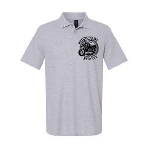 Motorcycling Is Escape From Reality Softstyle Adult Sport Polo