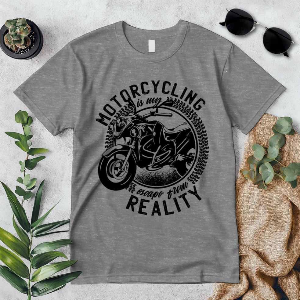 Motorcycling Is Escape From Reality Premium T-Shirt