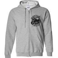 Motorcycling Is Escape From Reality Full Zip Hoodie