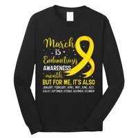 March Is Endometriosis Awareness Month Warrior Support Long Sleeve Shirt