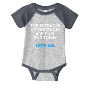 Motivational Inspirational Empowering Quote Fuel For Today Infant Baby Jersey Bodysuit