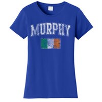 Murphy Irish Flag Ireland St Patricks Day Vintage Distressed Gift Women's T-Shirt