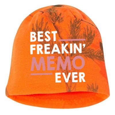 Memo Idea For Grandma Mothers Day Best Freakin' Memo Ever Gift Kati - Camo Knit Beanie