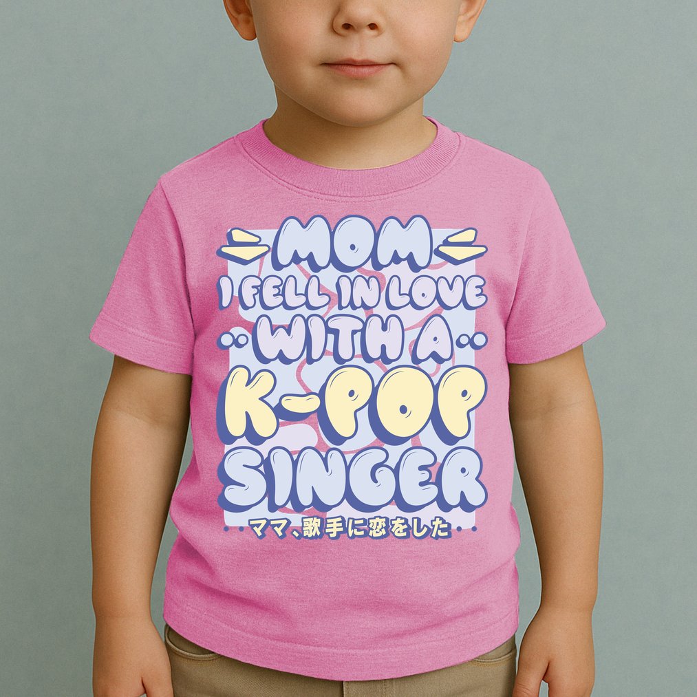 Mom I Fell In Love With A K Pop Singer Toddler T-Shirt