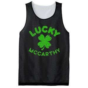 McCarthy Irish Family Saint Patrick's Day Irish McCarthy Mesh Reversible Basketball Jersey Tank