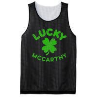 McCarthy Irish Family Saint Patrick's Day Irish McCarthy Mesh Reversible Basketball Jersey Tank