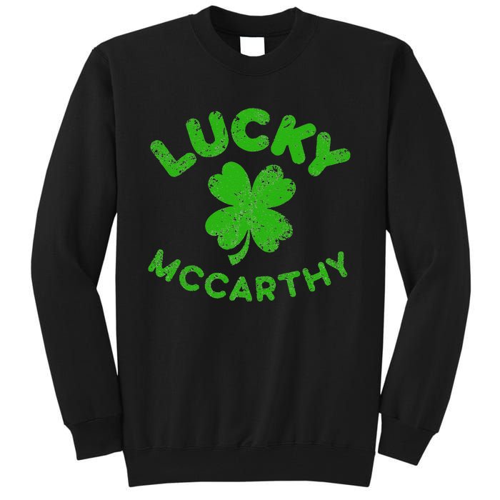 McCarthy Irish Family Saint Patrick's Day Irish McCarthy Tall Sweatshirt