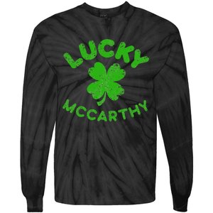 McCarthy Irish Family Saint Patrick's Day Irish McCarthy Tie-Dye Long Sleeve Shirt