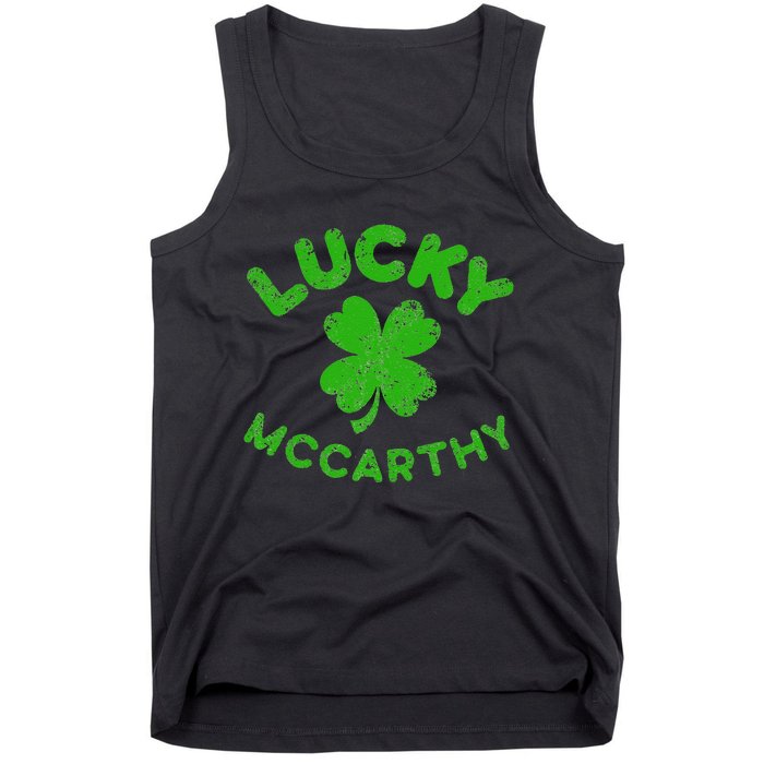 McCarthy Irish Family Saint Patrick's Day Irish McCarthy Tank Top