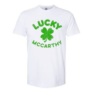 McCarthy Irish Family Saint Patrick's Day Irish McCarthy Softstyle CVC T-Shirt