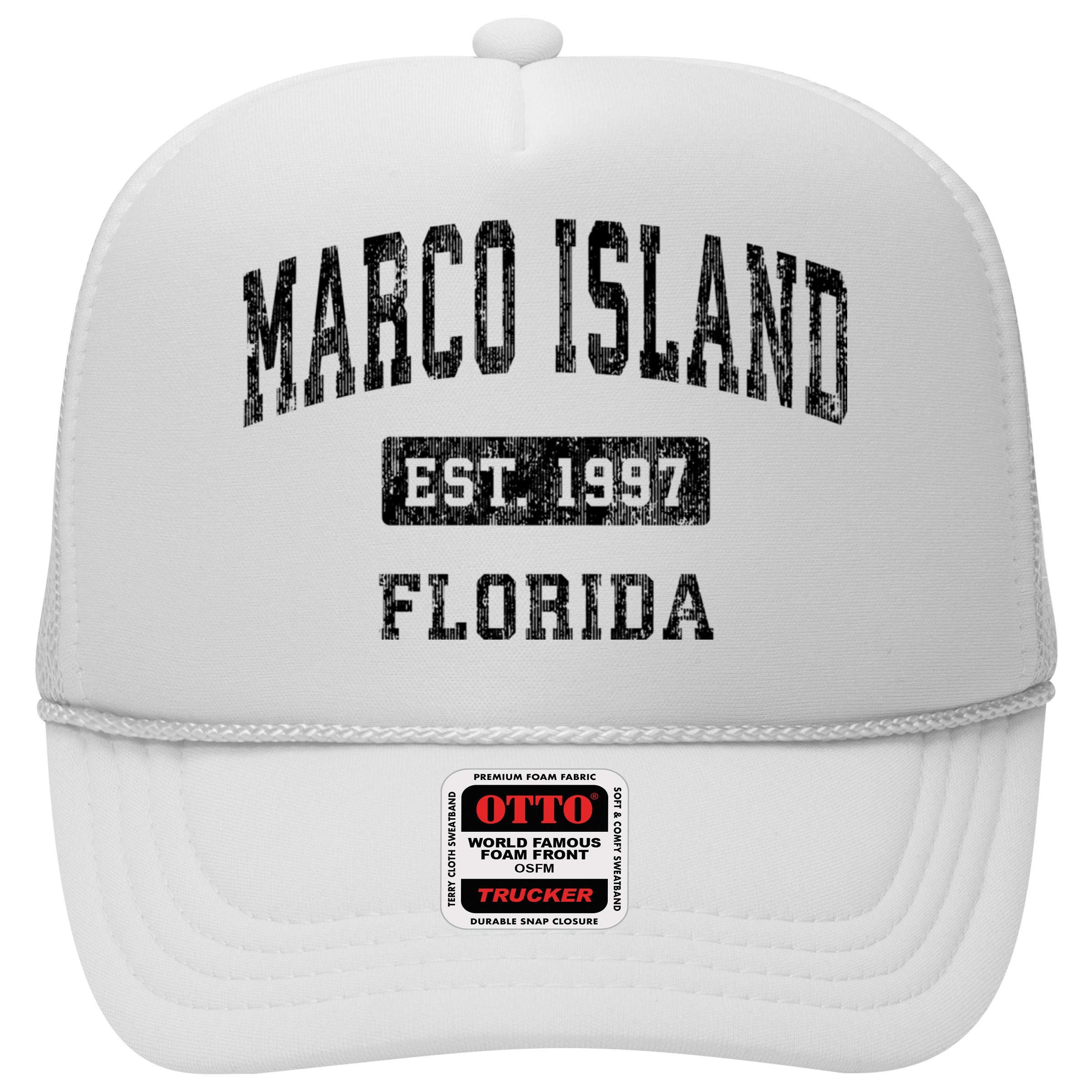 Marco Island Florida Fl Vintage Established Sports Design Hat