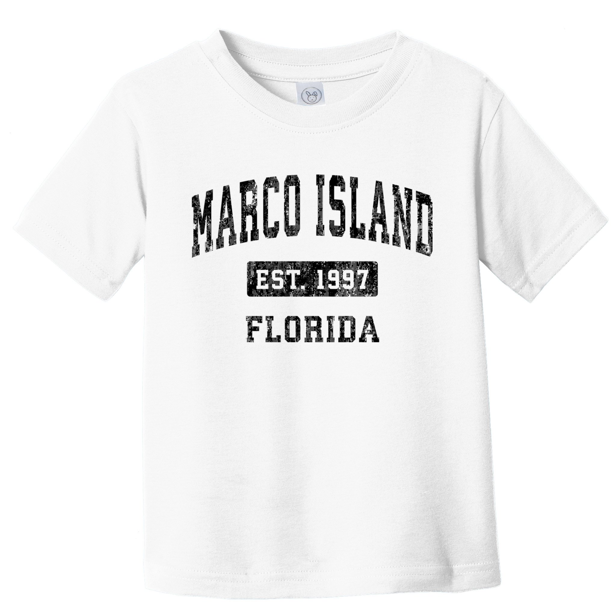 Marco Island Florida Fl Vintage Established Sports Design Toddler T-Shirt