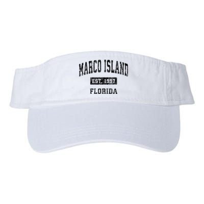 Marco Island Florida Fl Vintage Established Sports Design Visor