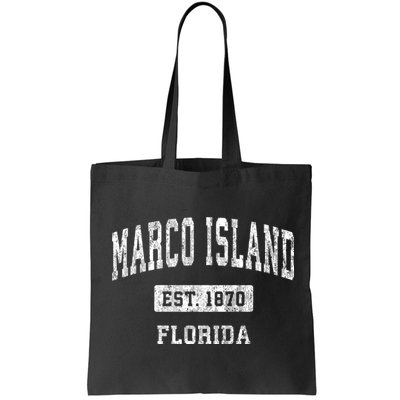 Marco Island Florida Fl Vintage Established Sports Design Design Bag
