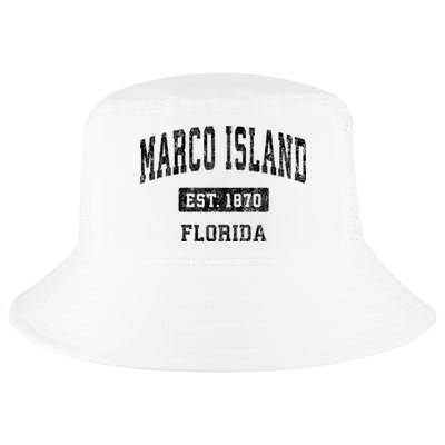 Marco Island Florida Fl Vintage Established Sports Design Design Cool Comfort Performance Bucket Hat