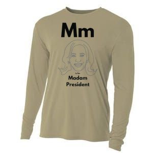 Mm Is For Madam President Kamala Harris Cooling Performance Long Sleeve Crew