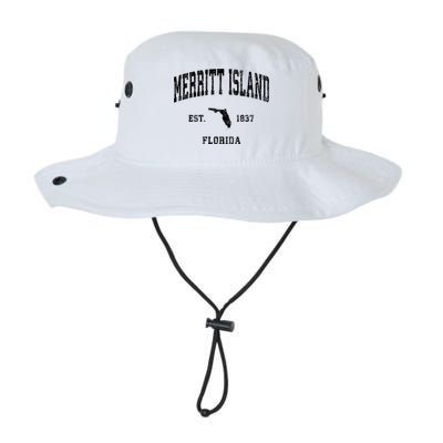 Merritt Island Florida Fl Vintage Established Athletic Sports Design Bucket Hat