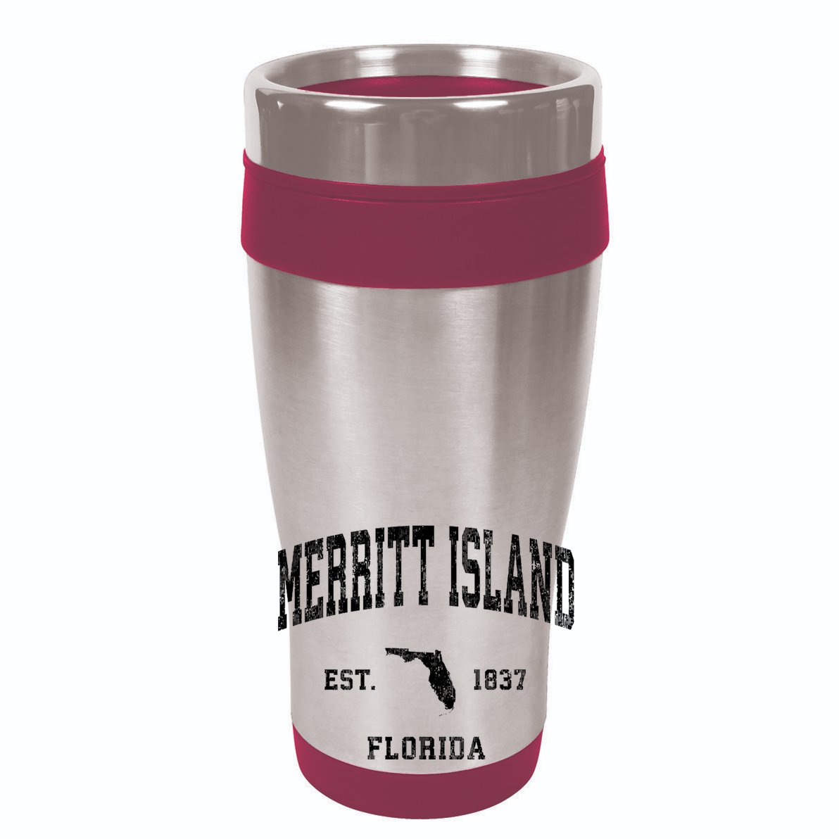 Merritt Island Florida Fl Vintage Established Athletic Sports Design Beanie