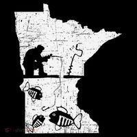 Minnesota Ice Fishing Love Minnesota Fishing T-Shirt